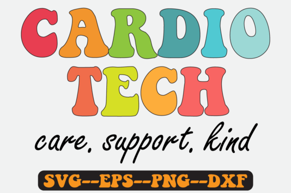 Cardio Tech Quote Retro Svg Design