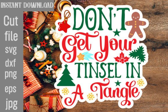 Don't Get Your Tinsel in a Tangle SVG